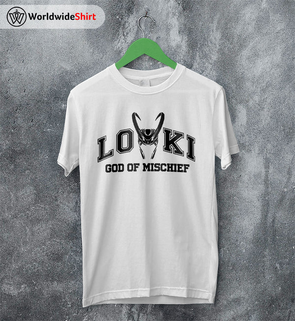 Loki God of Mischief T-Shirt Loki Shirt The Avengers Shirt