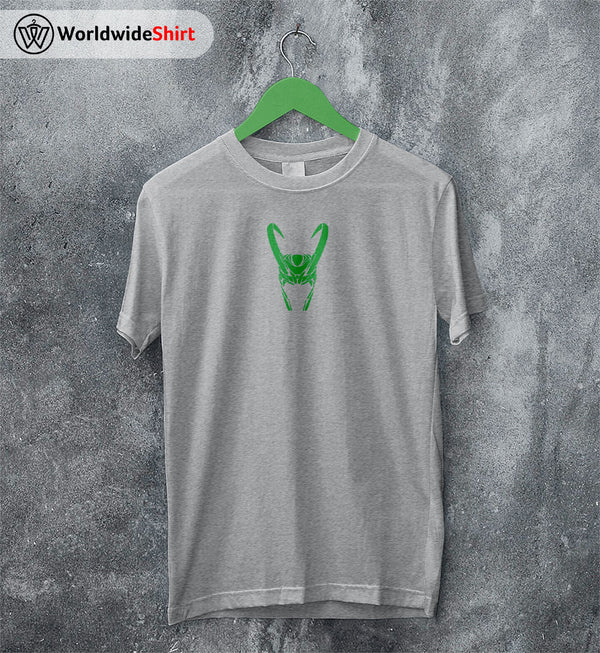 Loki Helmet Logo T-Shirt Loki Shirt The Avengers Shirt