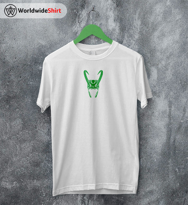 Loki Helmet Logo T-Shirt Loki Shirt The Avengers Shirt