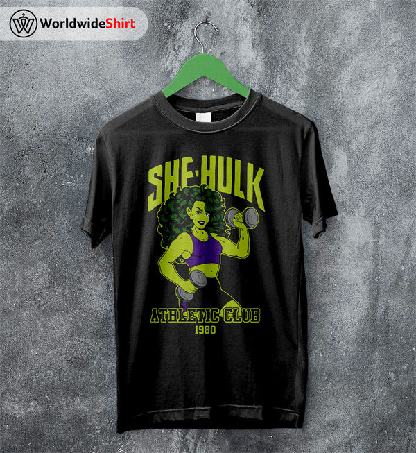 She Hulk Athletic Club 1980 T-Shirt She Hulk Shirt The Avengers Shirt