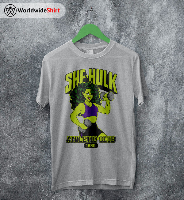 She Hulk Athletic Club 1980 T-Shirt She Hulk Shirt The Avengers Shirt