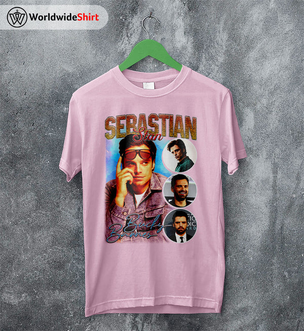 Sebastian Stan 90s BOOTLEG T-Shirt Bucky Barnes Shirt The Avengers Shirt