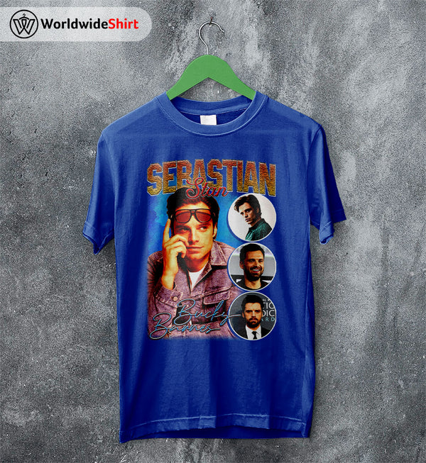 Sebastian Stan 90s BOOTLEG T-Shirt Bucky Barnes Shirt The Avengers Shirt