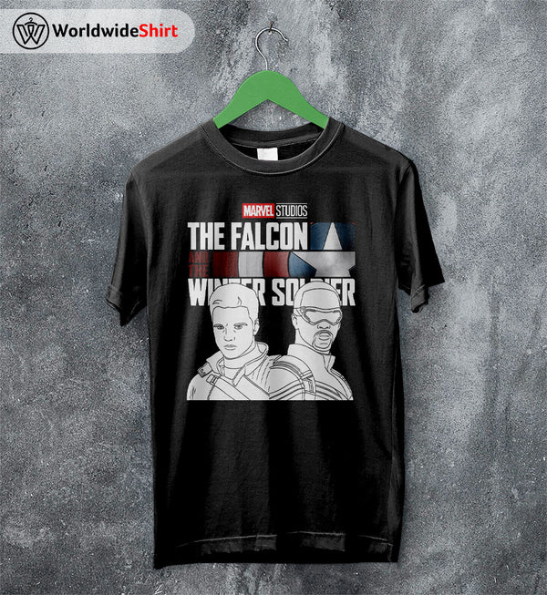 Falcon and the Winter Soldier Line T-Shirt The Avengers Shirt Movie Shirt
