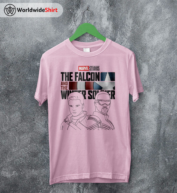 Falcon and the Winter Soldier Line T-Shirt The Avengers Shirt Movie Shirt