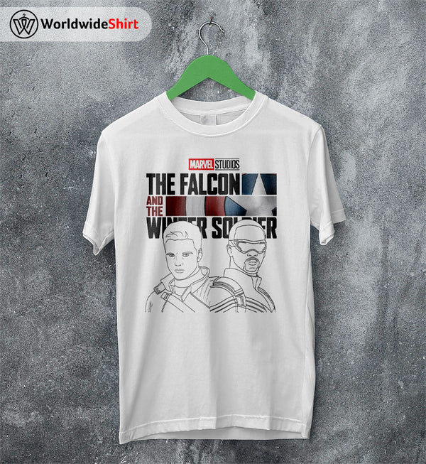 Falcon and the Winter Soldier Line T-Shirt The Avengers Shirt Movie Shirt
