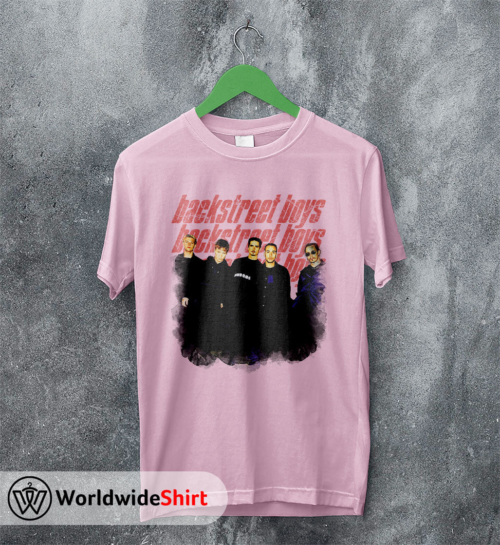 Backstreet Boys Vintage 90\'s Tour Backstreet T Shirt– WorldWideShirt Boys shirt