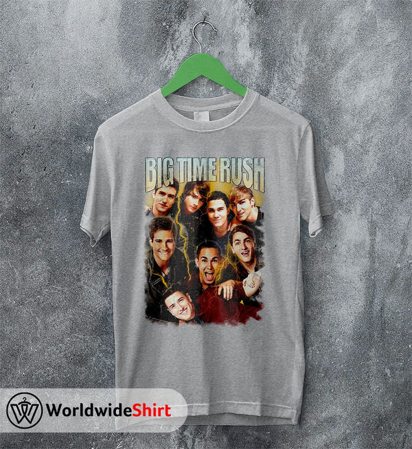 Big Time Rush Vintage 90's T shirt Big Time Rush Shirt Music Shirt - WorldWideShirt