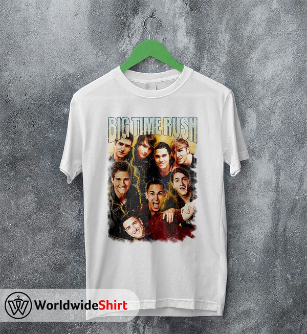 Big Time Rush Vintage 90's T shirt Big Time Rush Shirt Music Shirt - WorldWideShirt