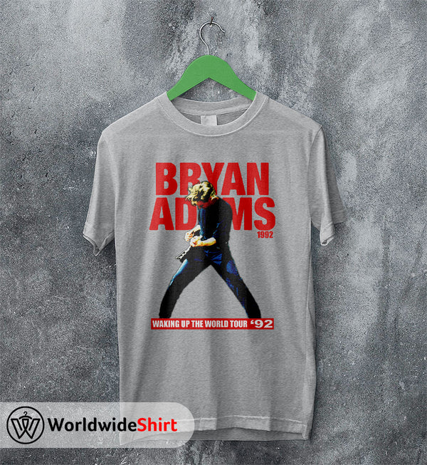 Bryan Adams Vintage 1992 Tour T-Shirt Bryan Adams Shirt Music Shirt - WorldWideShirt