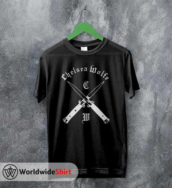 Chelsea Wolfe Blades Black T shirt Chelsea Wolfe Shirt Music Shirt - WorldWideShirt