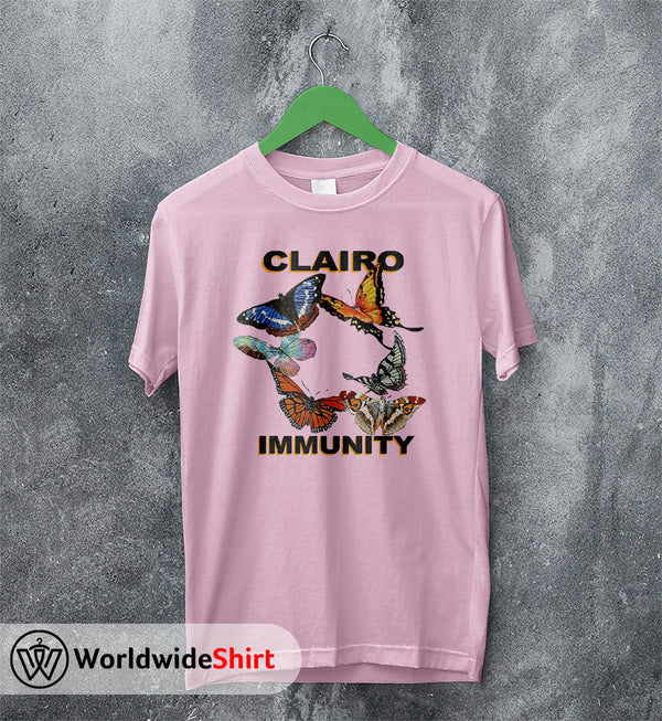 Clairo Butterfly Immunity Tour T shirt Clairo Shirt Music Shirt - WorldWideShirt
