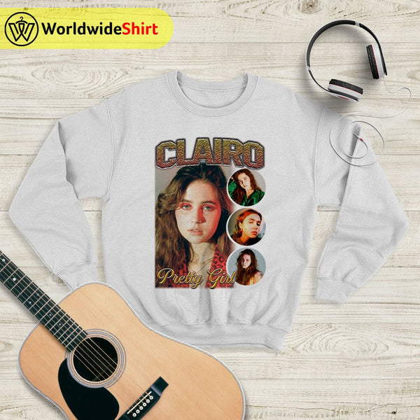 Clairo Vintage 90's Sweatshirt Clairo Shirt Music Shirt - WorldWideShirt