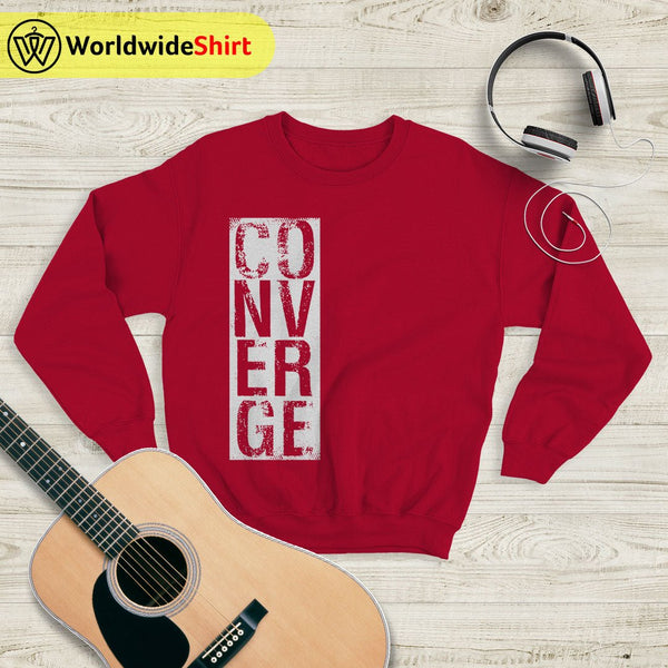 Converge Band Logo Vintage Sweatshirt Converge Band Shirt - WorldWideShirt