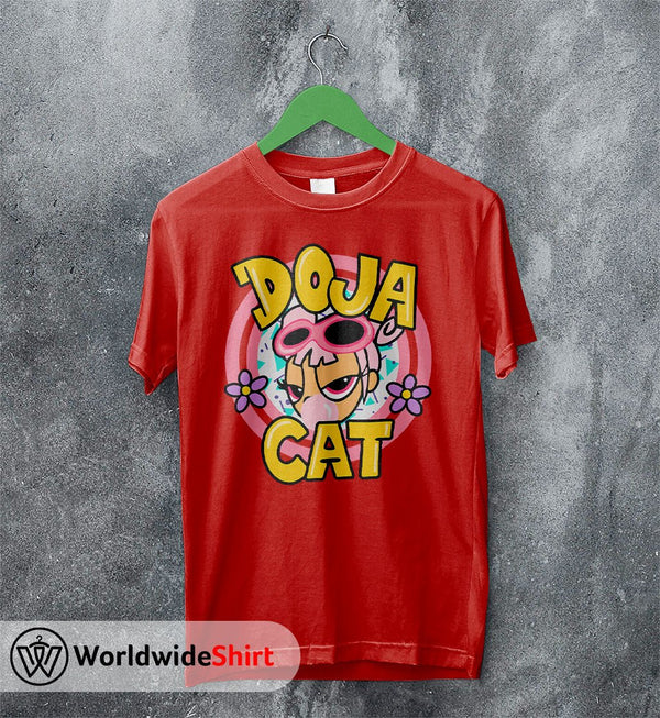 Doja Cat Powerpuff Graphic T-Shirt Doja Cat Shirt Rapper Shirt - WorldWideShirt