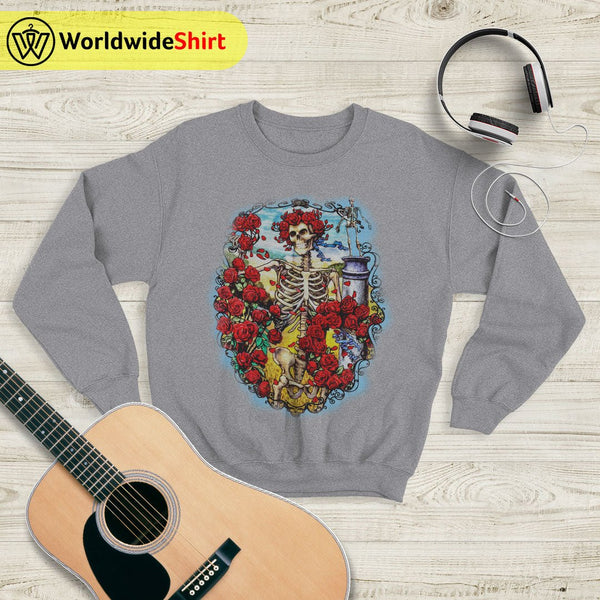 Grateful Dead Vintage 1977 Album Sweatshirt Grateful Dead Shirt Rock Band - WorldWideShirt