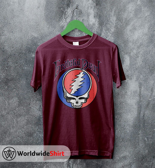 Grateful Dead Vintage 90's Logo T-shirt Grateful Dead Shirt Rock Band - WorldWideShirt