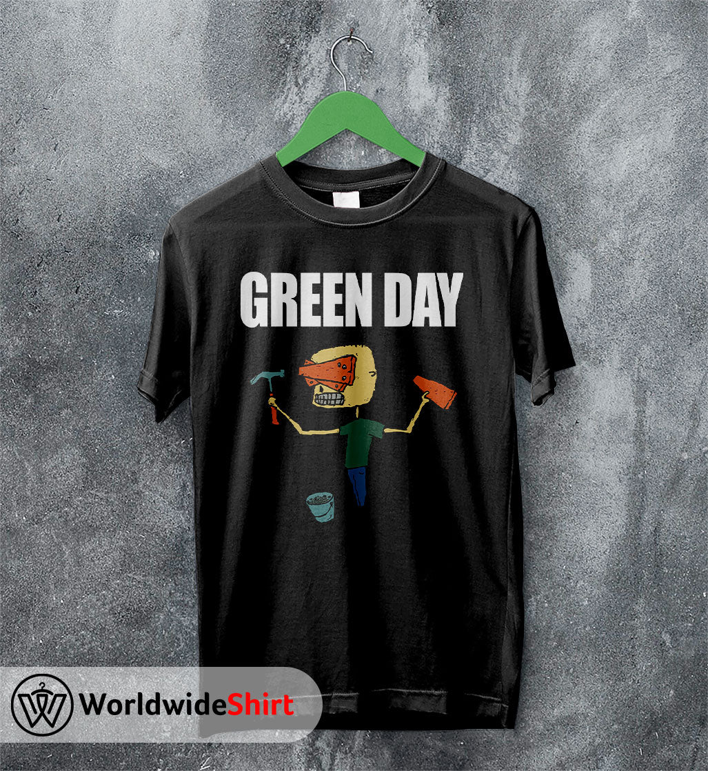 Green Day Tour Vintage 90's T-Shirt Green Day Shirt Rock Band Shirt