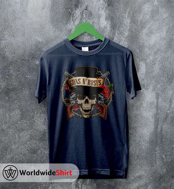 Guns N Roses 80's Vintage T-Shirt Guns N Roses Shirt Rock Band - WorldWideShirt