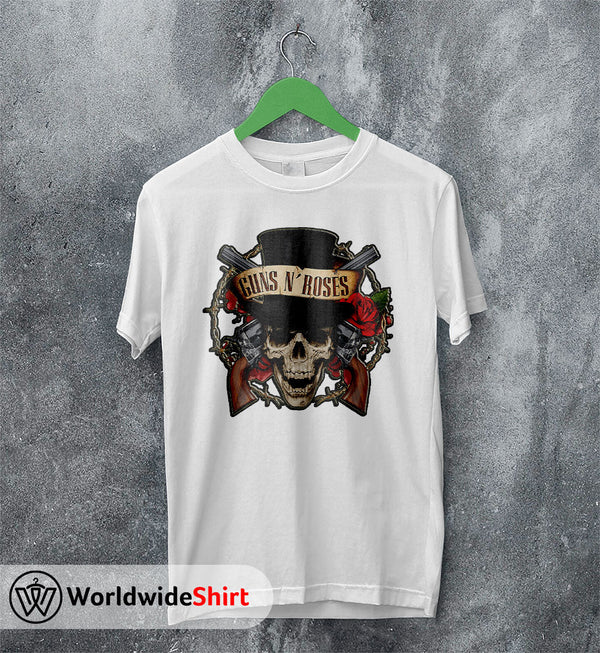 Guns N Roses 80's Vintage T-Shirt Guns N Roses Shirt Rock Band - WorldWideShirt