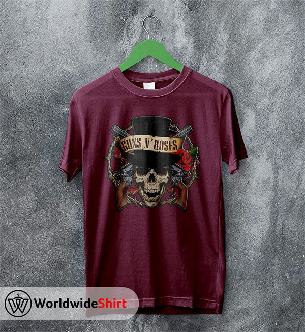 Guns N Roses 80's Vintage T-Shirt Guns N Roses Shirt Rock Band - WorldWideShirt