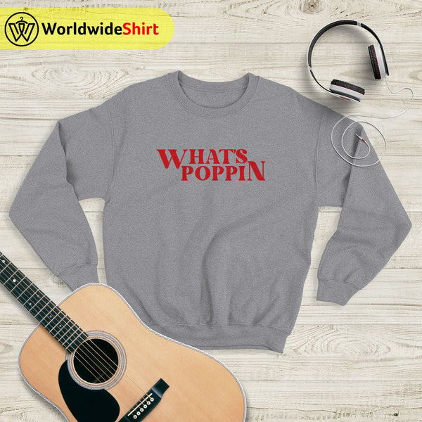 Jack Harlow WHATS POPPIN Sweatshirt Jack Harlow Shirt Rapper Shirt - WorldWideShirt