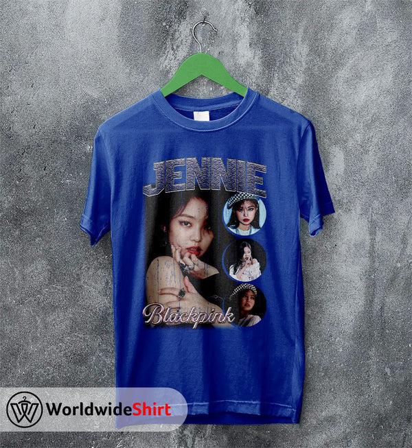 Jennie Vintage 90's T-Shirt BLACKPINK Shirt KPOP Shirt - WorldWideShirt