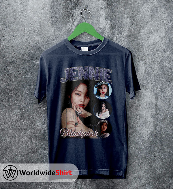 Jennie Vintage 90's T-Shirt BLACKPINK Shirt KPOP Shirt - WorldWideShirt