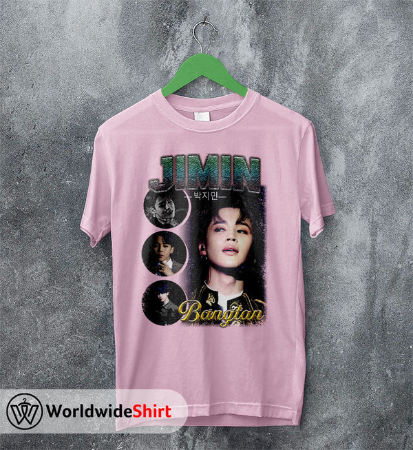 Jimin Vintage 90's Shirt Bangtan Boys T-Shirt K-pop BTS Tee - WorldWideShirt