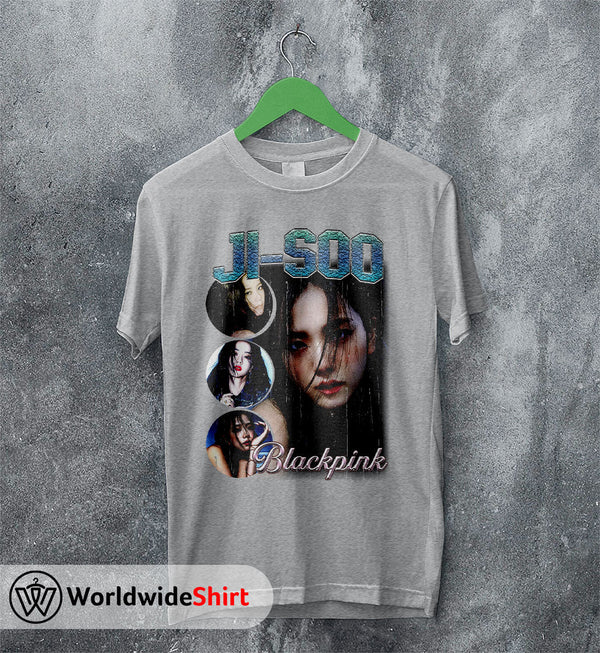 Jisoo Vintage 90's T-Shirt BLACKPINK Shirt KPOP Shirt - WorldWideShirt