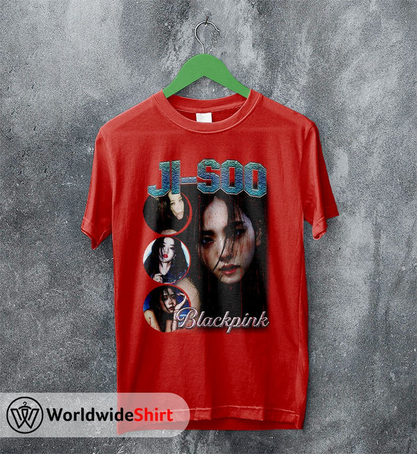 Jisoo Vintage 90's T-Shirt BLACKPINK Shirt KPOP Shirt - WorldWideShirt