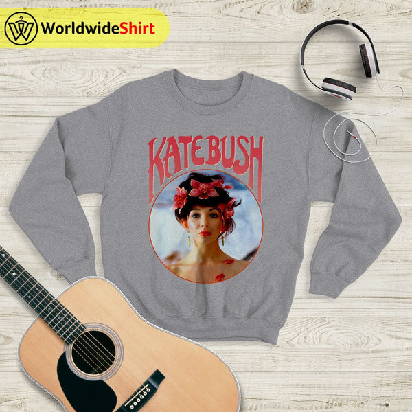 Kate Bush Flower Vintage 90's Sweatshirt Kate Bush Shirt Music Shirt - WorldWideShirt