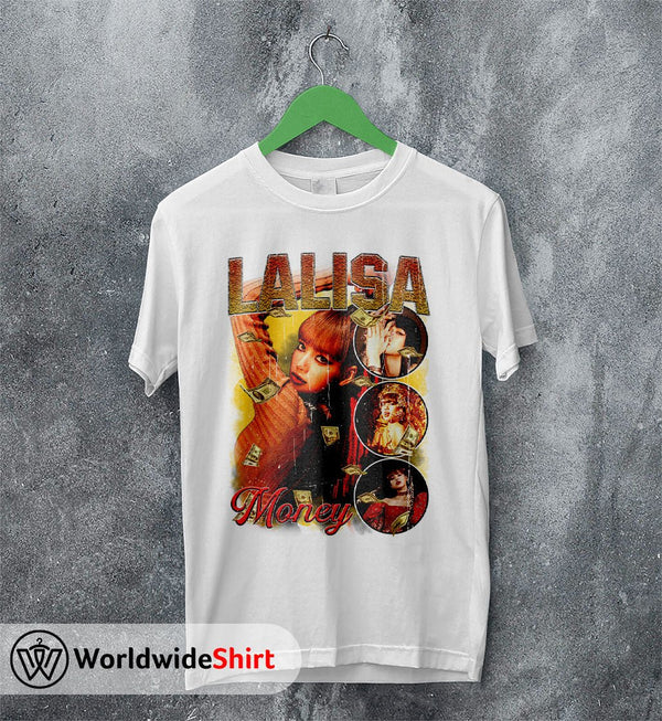Lalisa Money Vintage 90's T-Shirt BLACKPINK Shirt KPOP Shirt - WorldWideShirt