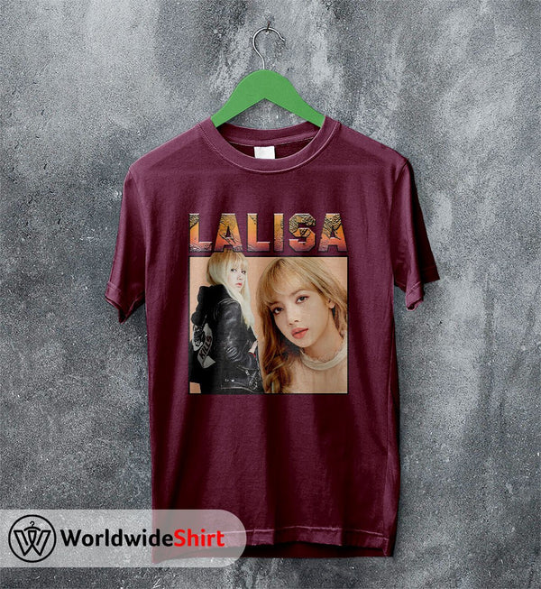Lalisa Raptee Vintage 90's T-Shirt BLACKPINK Shirt KPOP Shirt - WorldWideShirt