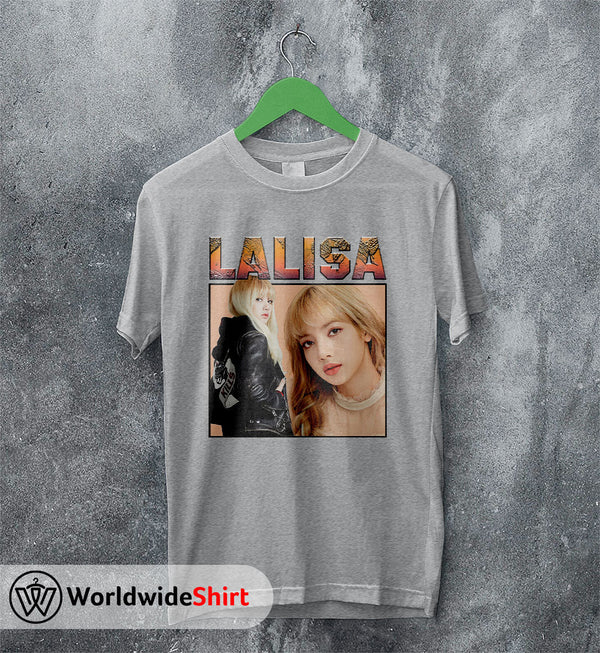 Lalisa Raptee Vintage 90's T-Shirt BLACKPINK Shirt KPOP Shirt - WorldWideShirt
