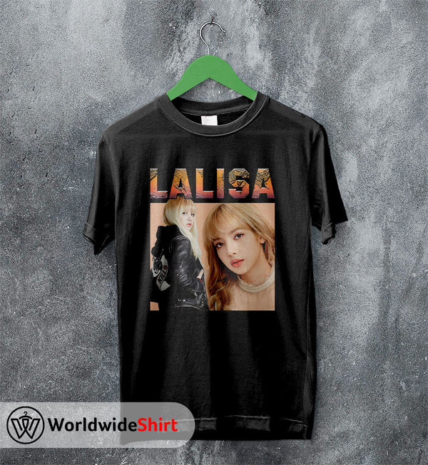 Lalisa Raptee Vintage 90's T-Shirt BLACKPINK Shirt KPOP Shirt - WorldWideShirt