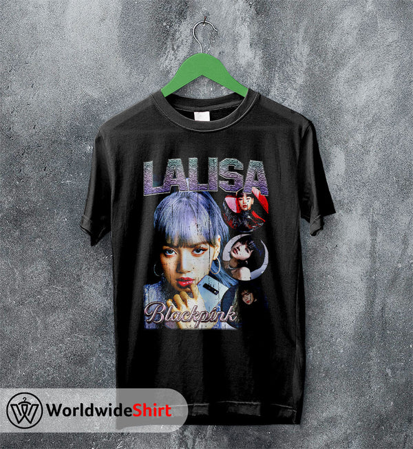 Lalisa Vintage 90's T-Shirt BLACKPINK Shirt KPOP Shirt - WorldWideShirt