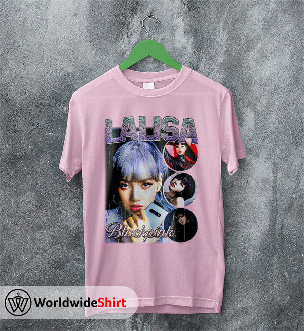 Lalisa Vintage 90's T-Shirt BLACKPINK Shirt KPOP Shirt - WorldWideShirt