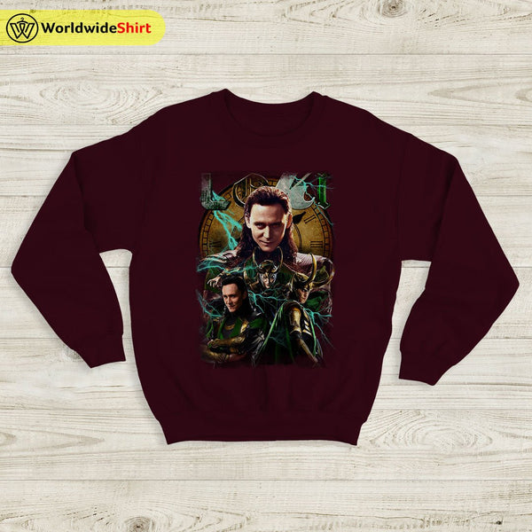 Loki Vintage 90's Sweatshirt Loki Shirt The Avengers Shirt - WorldWideShirt
