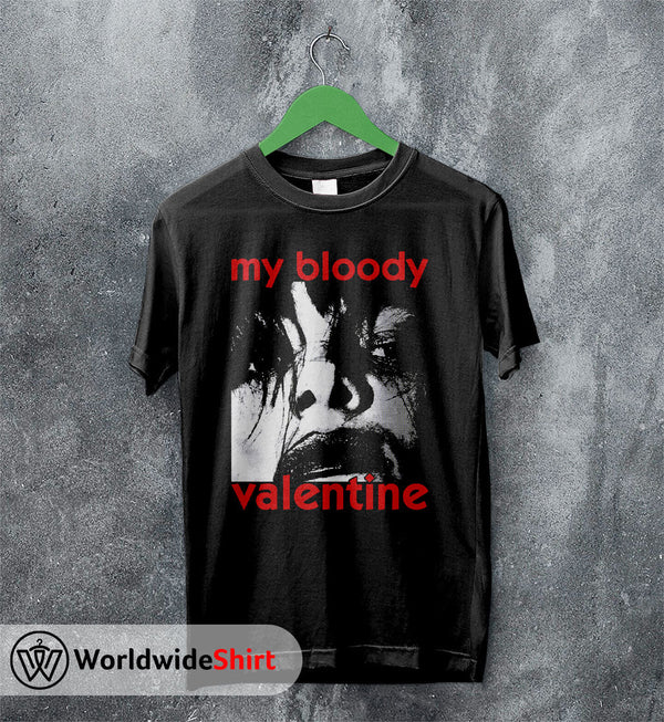 MBV Feed Me With Your Kiss T-Shirt My Bloody Valentine Shirt Rock Band Shirt - WorldWideShirt