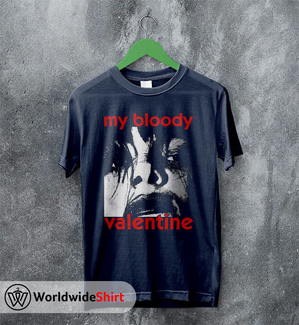 MBV Feed Me With Your Kiss T-Shirt My Bloody Valentine Shirt Rock Band Shirt - WorldWideShirt