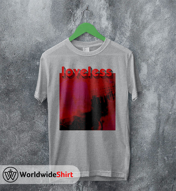 MBV Loveless 1991 T-Shirt My Bloody Valentine Shirt Rock Band Shirt - WorldWideShirt