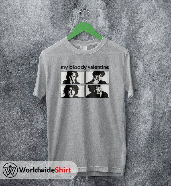 My Bloody Valentine Member Vintage T-Shirt MBV Shirt Rock Band Shirt - WorldWideShirt