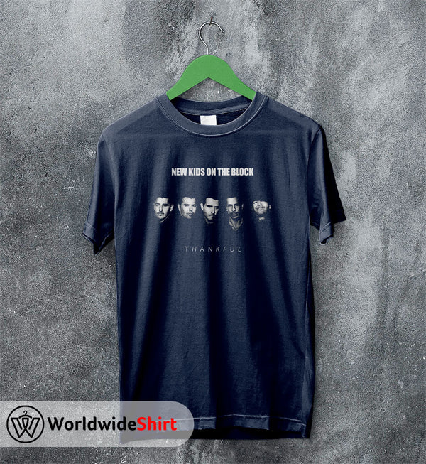 NKOTB Thankful Album T-Shirt New Kids On The Block Shirt NKOTB Shirt - WorldWideShirt