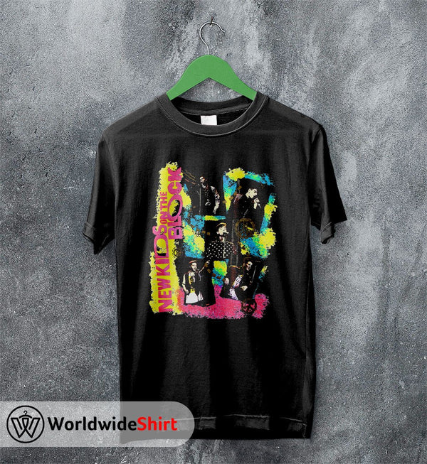 NKOTB Vintage 80's T-Shirt New Kids On The Block Shirt NKOTB Shirt - WorldWideShirt