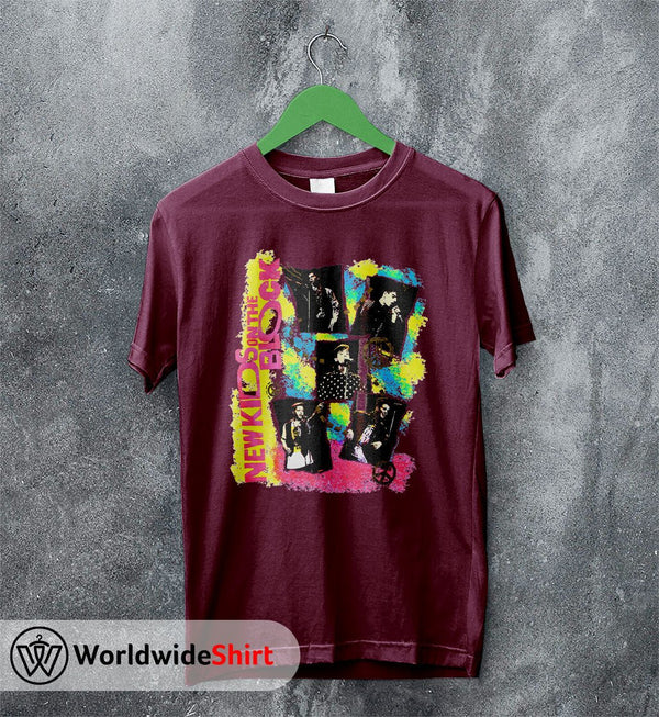 NKOTB Vintage 80's T-Shirt New Kids On The Block Shirt NKOTB Shirt - WorldWideShirt