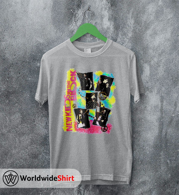NKOTB Vintage 80's T-Shirt New Kids On The Block Shirt NKOTB Shirt - WorldWideShirt