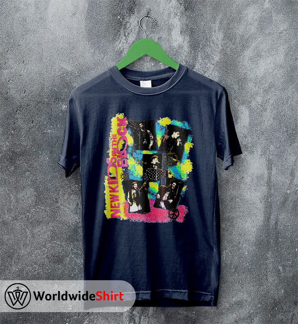 NKOTB Vintage 80's T-Shirt New Kids On The Block Shirt NKOTB Shirt - WorldWideShirt