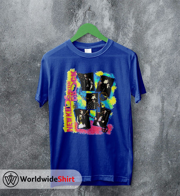 NKOTB Vintage 80's T-Shirt New Kids On The Block Shirt NKOTB Shirt - WorldWideShirt