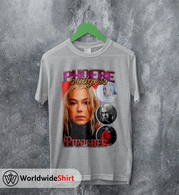 Phoebe Bridgers Vintage 90's T-Shirt Phoebe Bridgers Shirt Music Shirt - WorldWideShirt